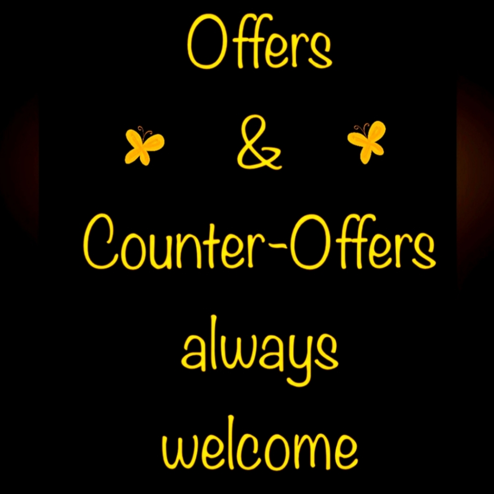 Offers & Counter-Offers are ALWAYS Welcome!